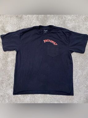 Zach Bryan Official Tour Merch Pocket Arch T Shirt Woman’s M Authentic